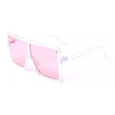 SHAUNA Oversize Flat Top Women Square Sunglasses Brand Designer Fashion Men Gradient Lens Shades