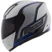 YOHE 991 motorcycle helmet men&women personality cool game full face helmet winter warm full cover running helmet white blue magic speed XL code