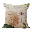 18 18 inches 45 45cm Polyester Romantic Flower Pattern Cushion Cover Decorative Sofa Car Waist Square Pillow Case Pillowcase