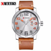 Curren 2017 men watches relogio masculino luxury military wristwatches fashion casual quartzwatch water Resistant calendar 8254