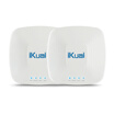 Love fast iKuai C2G01 Mini 24G high power 300M wireless bridge AP two installed elevator security monitoring free set-up plug&play POE power supply