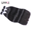 9A Peruvian Virgin Hair Straight 100 Human Hair Weaves 3 Bundles Lot Unprocessed Peruvian Straight Remy Hair Extensions Soft Full
