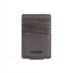 Wallet Money Clip Credit Card holder ID Business Mens Genuine Leather