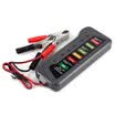 Probador del alternador de la batería digital T16897 12V con 6 luces LED Herramienta de diagnóstico del vehículo del coche dos clips de prueba