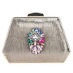 Fawziya Multicolorl Big Flower Rhinestone Elegant Clutch Purses For Women Evening Bags