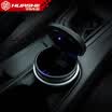 Huazhe car ashtray with cover LED light flame retardant ashtray creative car interior decoration ashtray ash barrel car accessories ashtray black