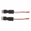 2pcs Traxxas Plug Male to Traxxas Plug Female&JST Male Plug Connector Adapter Convertor for RC Car Li-Po Li-Lion Battery