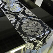 Free Shipping 32240cm Europe Style Table Runner Hot Silver Home Decoration Tablecloth Embroidery Cloth Hotel Villa Wedding