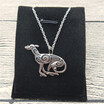 New Italian Greyhound Necklace Trendy Style Spanish Grey Hound Whippet Pendant Necklace Women Fashion Pet Dog Jewellery