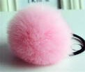 Hot Sale Girls Cute Trendy Soft Fake Rabbit Fur Elastic Hair Rope Hair Band Hair Accessories