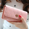 Fashion Women Lady PU Leather Clutch Wallet Long Card Holder Purse Handbag
