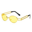 Retro Small Round Sunglasses Men Male Vintage Steampunk Sunglass Women Hip Hop Gold Glasses Luxury Brand Eyewear UV400