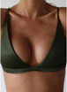 2018 Bikinis Top Solid Swimsuit Bathing Suit Swim Halter Push Up Bikini Bra