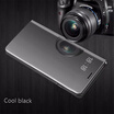Samsung Galaxy J5J7 Prime Luxury Slim Mirror Flip Shell Stand Leather Smart Clear View Window Cover Phone Case
