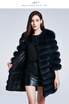 Fox Fur Coat Natural Fur Coat Real Fur Coat Winter Woman Jacket Length Can Change Warm Stripe Stitching 2018 New Discount Sale