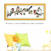 Anself DIY Handmade Needlework Cross Stitch Set Embroidery Kit Precise Printed Bullfinches Pattern Cross Stitching 68 26cm Home