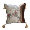 Algodón de lujo bordado de la flor personalizado funda de almohada boda habitación sofá cama ropa de cama del hotel decorativo cojín almohada almohada