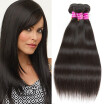 Glary 8A Indian Human Hair 3 Bundles Silky Straight Weaves 100 Unprocessed Virgin Human Hair Natural Black Color
