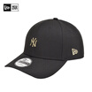 NewEra New York NY Yankee colorful metal baseball cap MLB men&women models trend curved bow hat black metal NY standard 11543744 adjustable cap circumference 56cm-62cm