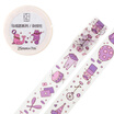 Kinbor hand book&paper tape 15mm7mhand book sticker basic circus - roof DTB64316