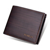 Hot Sale Men Soft Top Leather Business Short Wallet Males Folded Vintage Design Quality Purse With Card Holder