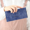 New Womens Simple Long Section Thin Wallet Multi-card Bit Purse