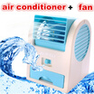 Mini USB fan air conditioner No Leaves Air Conditioning rechargeable batteries Bladeless Cooler