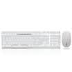 AJAZZA3008 white green axis wireless mechanical keyboard mouse set home notebook desktop charging game mouse