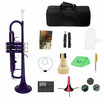 Professional Brass Trumpet Bb B Flat with Mouthpiece Carry Bag Tuner Mute Trumpet Stand Gloves Cleaning Tools
