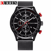 CURREN Watch Men Fashion Casual Full Sports Watches Relogio Masculino Business relojes Quartz watch 8227