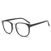 LIKEUS women optical glasses frame eyewear Square rievt eyeglasses frame clear glasses Metal alloys Vintage quality eyeglasses