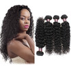 Ishow Good Quality 7AUnprocessed Virgin Peruvian Kinky Curly Virgin Hair 4Bundles Natural Color Human Hair Extensions