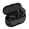 Lanston T6 wireless Bluetooth headset TWS binaural earbuds waterproof&sweat-proof mini ultra small invisible sports in-ear headphones single ear separation black