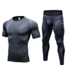Running T-shirt Pant Legging Mens Sportswear Demix Gym Sport Suit