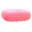 Gagarin with lid can carry travel soap box lock portable handmade soap box soap box plastic large pink