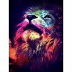 DIY Full 5D Diamond Painting Kit Color Lion Resin Rhinestone Mosaic Embroidery Cross Stitch Craft Home Wall DecorShining Drill Pen