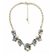 Aiyaya Multicolor&Multishape Crystal Waterdrop American And Europen Style Statement Necklace Chain