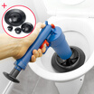 Cntomlv Kitchen Toilets High Pressure Air Drain Blaster Cleaner Clogged Pipes Sink Drains Cleaner Pipe