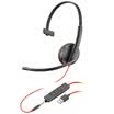 Plantronics C3215 single ear noise canceling headphones USB 35 mm dual interface mobile computer headset