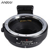 Andoer EF-MFT Auto Focus Electronic Lens Mount Adapter Ring for Canon EOS EFEF-S Lens to M43 Camera Such As for Olympus Panasoni
