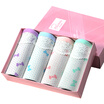Jingdong supermarket Arctic cashmere cotton 4 fine gift box in the waist ladies underwear sexy breathable women&39s triangle underwear BJRNK25052-4 style D XL