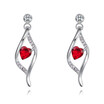 Heart Crystal from Austrian Drop Earrings For Women Fashion Jewelry Valentines Day Gift High Quality Accessories 28903