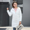 2018 New Arrival Winter Cotton Long Fashion Jacket Female Slim Down Cotton Coat