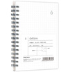 Deli deli 50K70 sheets of zero series dot matrix spiral notebook soft surface coil this diary notebook Notepad L5070