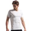 Seven wolves men short sleeve T-shirt round neck cotton pure color cotton sweater 98713 white XXXL