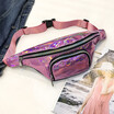 Women Laser Fanny Pack Purse Shoulder Waist Chest Bags Hip Bag Sport Travel Tote