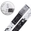 Kinbor hand book&paper tape 20mm7m hand book sticker decorative tape Black pink - plaster DTB64332