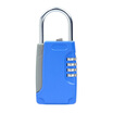 Easy lock beam type password key box zinc alloy blue K101BU