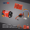RC Car Motor 4000KV 85T 2P Brushless SensoredSensorless Motor & CS60 60A Brushless SensoredSensorless ESC & LED Program Card Co