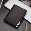 New Fashion Mens Casual Toothpick Iron Edge PU Short Wallets Purse Money Clips
